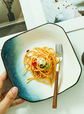 UHome【特别的四方如意盘】个性菜盘点心盘子蛋糕托水果摆盘瑕疵