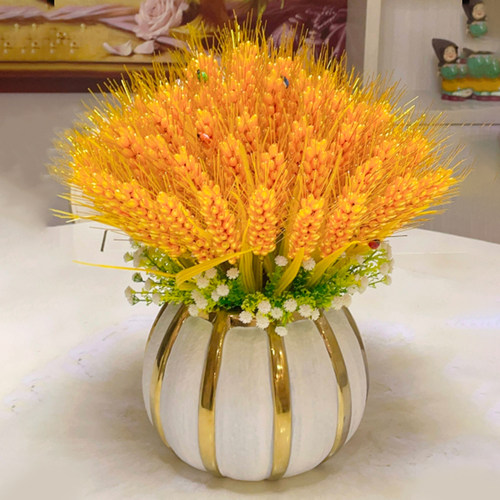 手工DIY串珠金色麦穗材料包