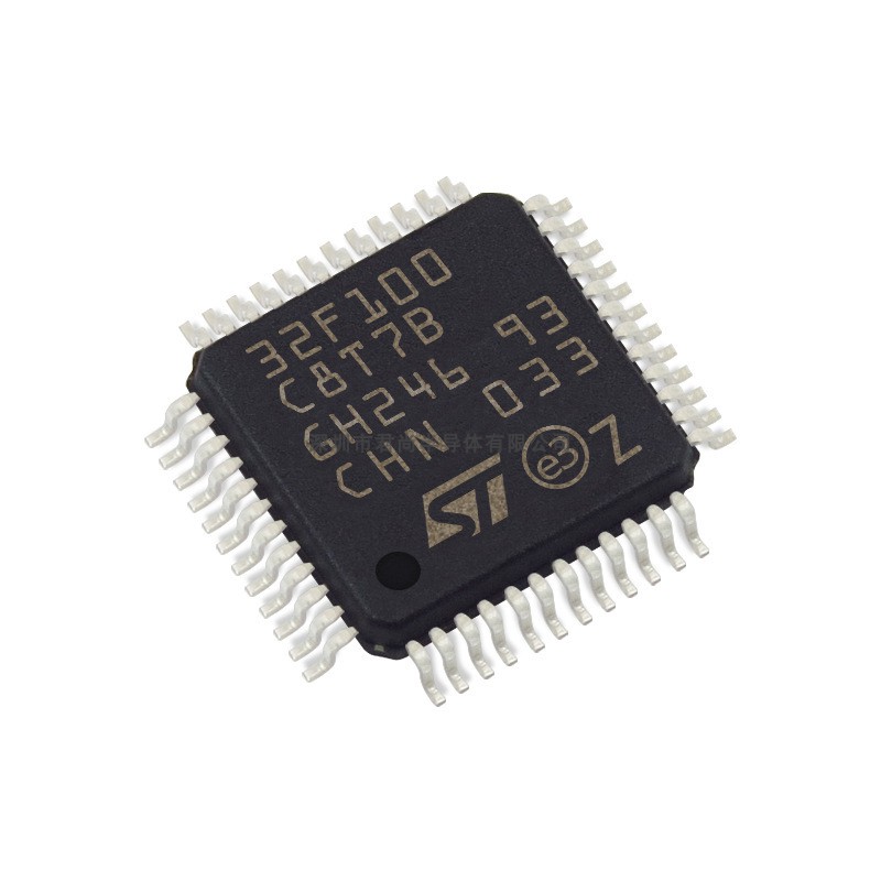 STM32F100C8T7B 封装LQFP48 STM32F微控制器 原装现货 拍前咨询