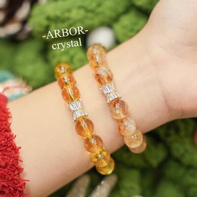 天然黄塔晶手串招财转运旺事业巴西黄水晶手链聚财手镯女桃花礼物