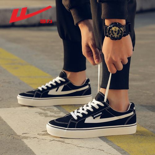 回力帆布鞋低帮透气百搭