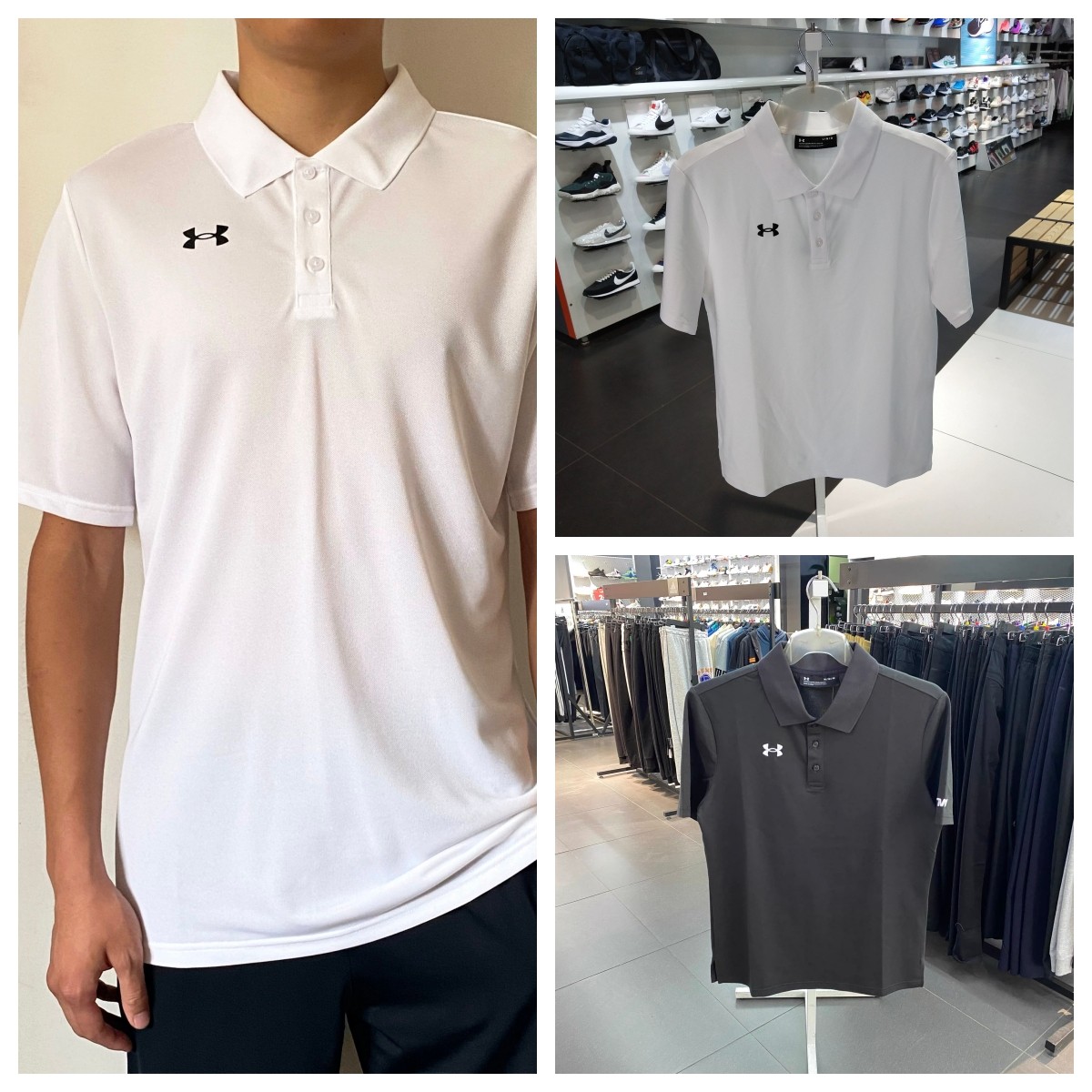 UA安德玛25新款男子简约印花LOGO宽松舒适速干翻领Polo衫21500537,运动服/休闲服装,运动POLO衫,淘宝优惠券,粉丝福利购,淘宝优惠卷