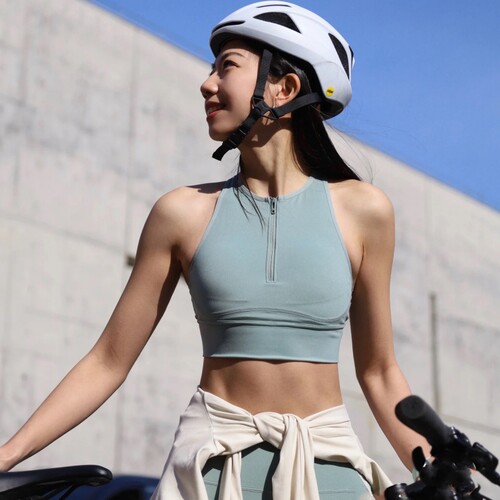 安德玛春夏女柔感速干拉链背心