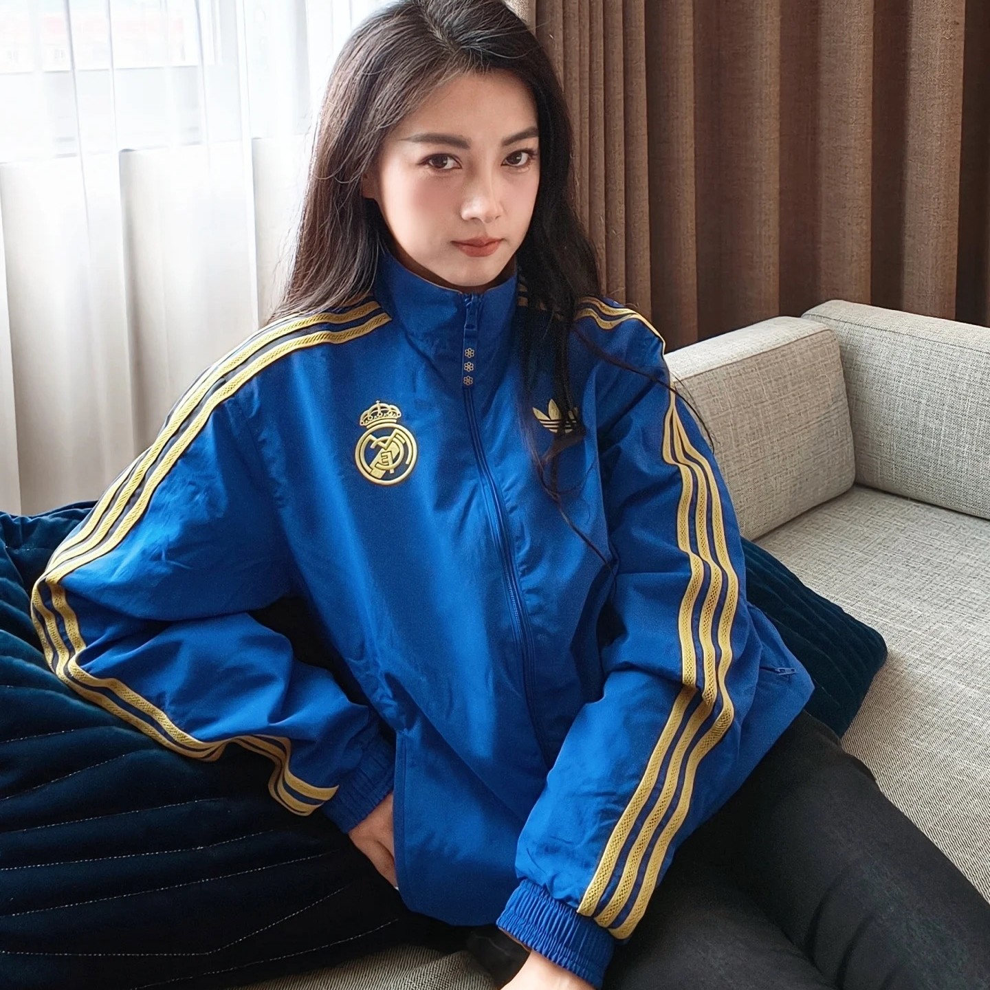 阿迪达斯三叶草26款皇马曼联中国结双面穿夹克外套 JZ2236 JM5561