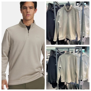 6003722 4拉链加绒运动长袖 203 SWEATER男子立领1 UA安德玛2025款