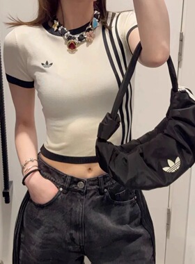 阿迪达斯三叶草女子云朵包牛角褶皱饺子包单肩斜挎包KA9266JY8573