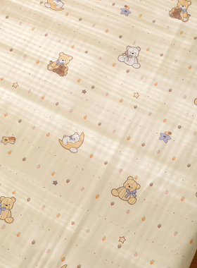 婴儿床笠a类纯棉床单100全棉儿童拼接床垫套宝宝幼儿园被套定制做