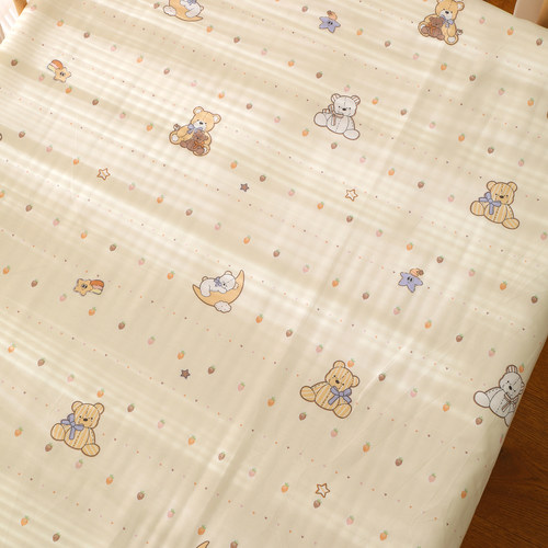 纯棉100全棉婴儿床笠床单定制