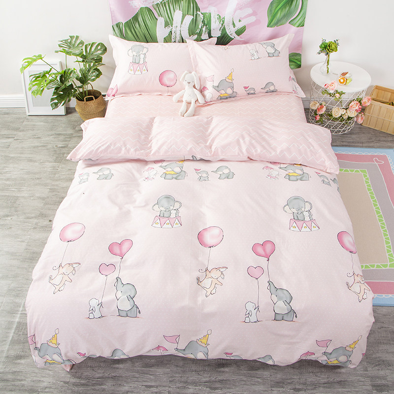 兒童卡通純棉被套100%全棉嬰兒被罩單件學生無熒光劑粉色200x230在類目 牀上用品, 被套中 - 來自Buy2taobao.com提供專業的淘寶代購服務