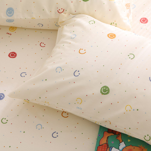 清新可爱100纯棉枕套单个一对装