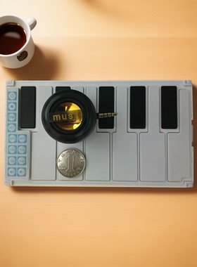 口袋钢琴口袋音乐琴音乐键盘迷你便携式电子琴折叠钢琴手卷琴MIDI