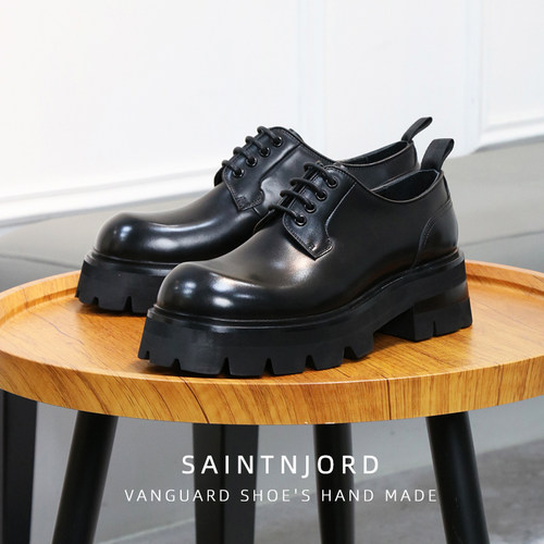 时尚德比鞋cleanfit增高厚底6CM