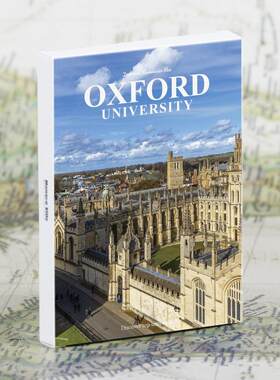 英国牛津大学风景明信片英文版
