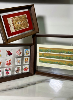 双面透明邮票展示相框