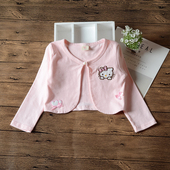 短装 婴儿棉质开衫 韩版 儿童纯棉空调坎肩外套特价 女童小披肩 春夏季