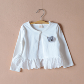 配裙子短装 春夏清货韩版 薄款 披肩小孩子修身 外套 公主女童外套长袖