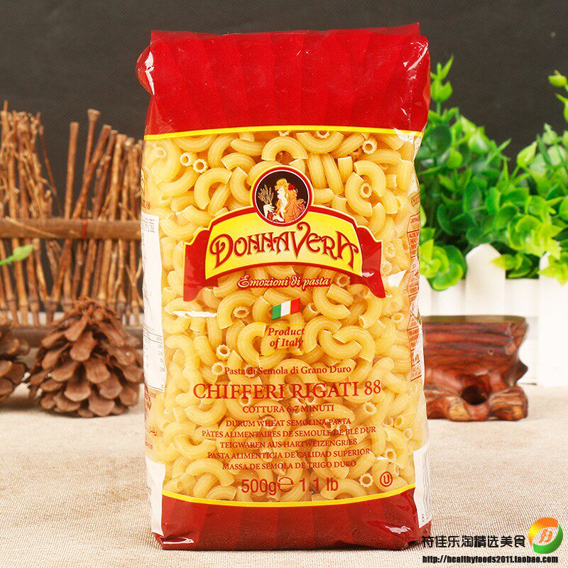 5袋包邮 进口维拉意大利面条小弯管500g家用西餐厅意粉意面通心粉|ruв категории зерно риса/север и Юг сухих грузов/приправы, удобный момент, спагетти - от Buy2taobao.com для оказания профессиональной услуги покупки агента Taobao