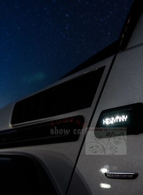 W464 G500 G550 G63 改装 keyvany 碳纤 LED 发光 腰线 车身饰条