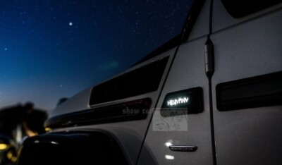 W464 G500 G550 G63 改装 keyvany 碳纤 LED 发光 腰线 车身饰条