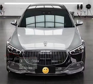 W223 S400 S450 S500 S580 改装 迈巴he 包围 前杠 中网 后杠尾喉