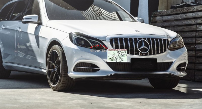 W212 E200E250E260E300E320E400 改装 GT 竖条 直瀑式 中网