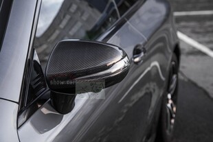 新款CLS W257 CLS300/350/450/53 替换式 碳纤镜壳 倒车 后视镜盖