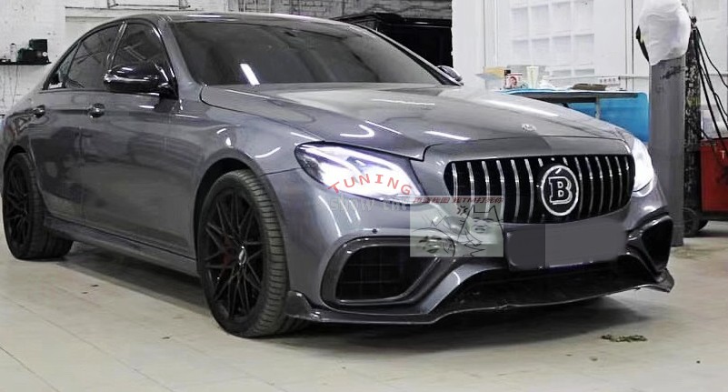 W213 E200 E300 E320 E400 E63 巴博斯 碳纤前唇 后唇 前风口