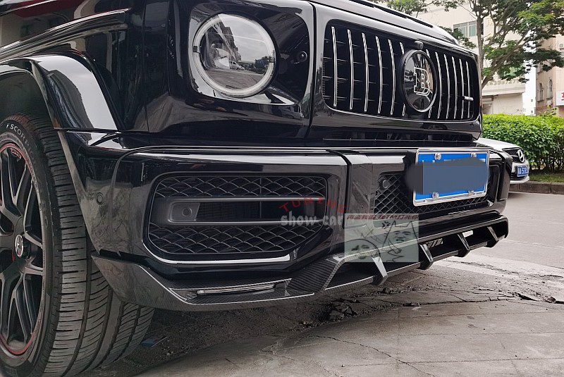 新款大G W464 G350 G500 G63 改装 Top 包围 碳纤 前唇 鲨鱼 后唇