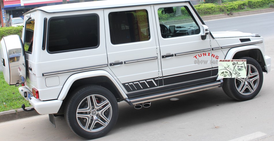 W463 G320G350G500G55G63G65 Edition 463版 车身贴 门边贴