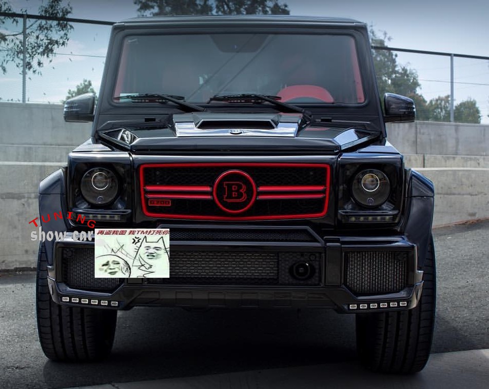 W463 G63 G65 杠灯 巴博斯 LED灯 前唇 下巴 台湾高品质