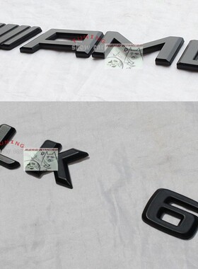 CLK63 MG 全黑 哑黑 法拉利红 尾标 尾箱贴标 黑色 字标