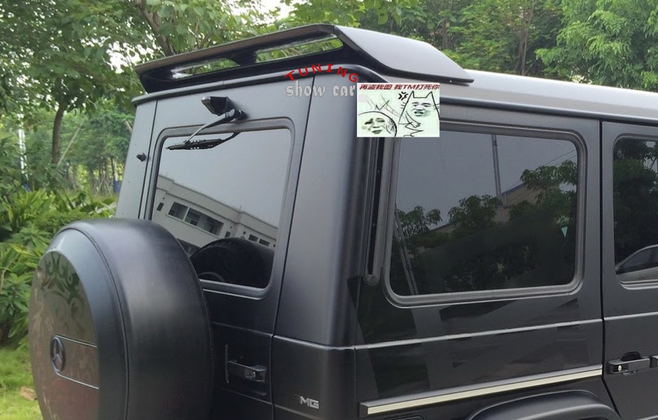 W463 G320 G350 G400 G500G55G63 G65 DC 双层 碳纤 大尾翼