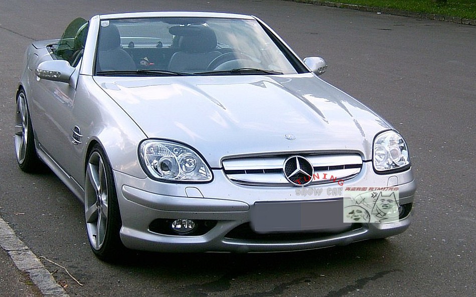 R170 SLK200 SLK230 SLK320 大星标 中网 全黑 台湾高品质