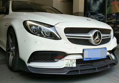 W205 C180C200C250C260C300C43C63 巴博斯 碳纤前唇 下巴
