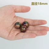 Бусины, украшение-шарик, медное ожерелье с бусинами, эмаль, 25mm