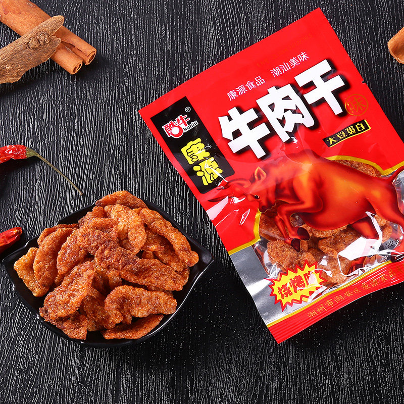 酷牛康源素牛肉干味辣条豆制品8090后童年怀旧休闲零食小卖铺小吃
