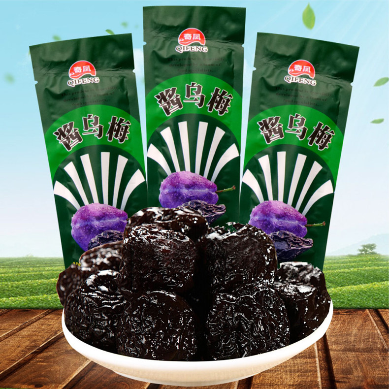奇凤酱乌梅8090后怀旧零食品杏干梅干蜜饯凉果零食校园小卖铺小吃