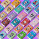 可爱微颗粒积木公仔儿童拼装 玩具男孩女孩桌面摆件幼儿园小礼品