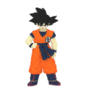 88CM龙珠悟空积木拼装玩具大颗粒立体摆件成人男女孩新年礼物