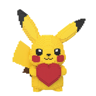 45CM超大爱心比噶丘积木串联大颗粒立体拼接居家摆件益智玩具礼物