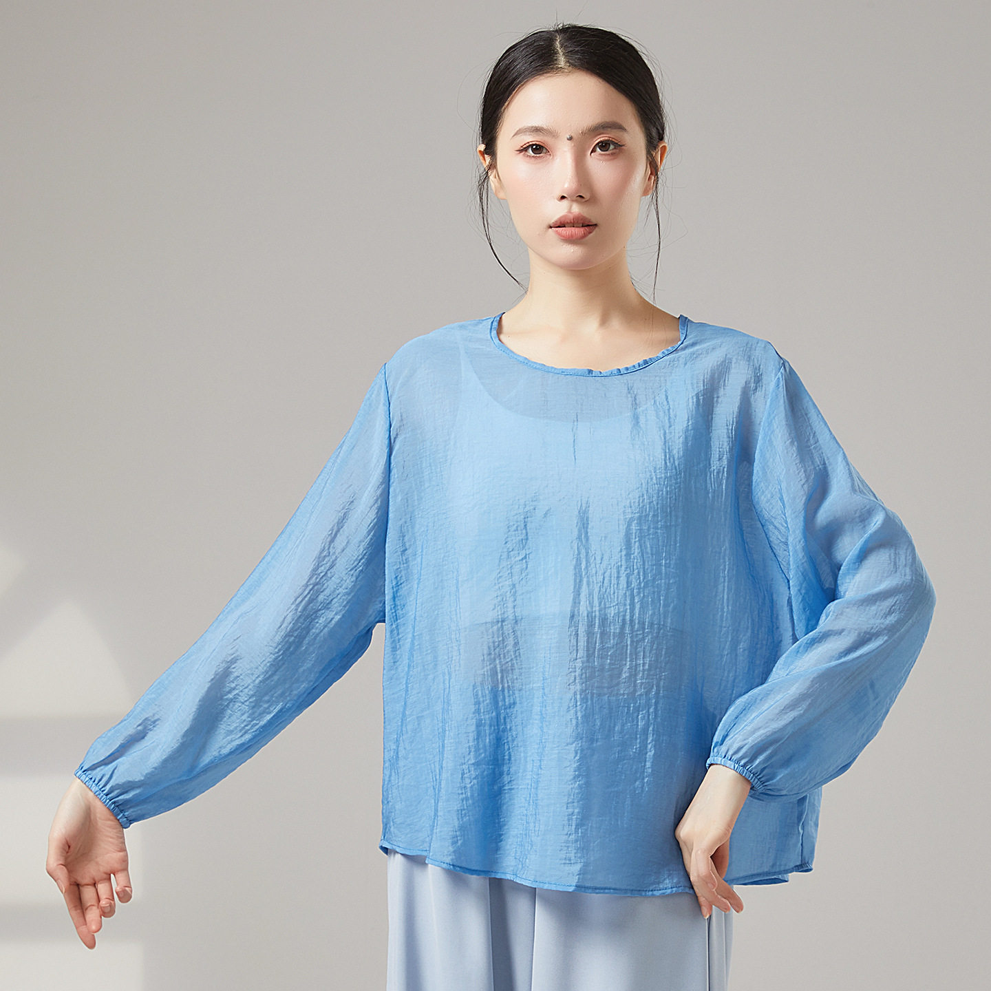 共妍灯笼袖现代舞艺考演出练功服