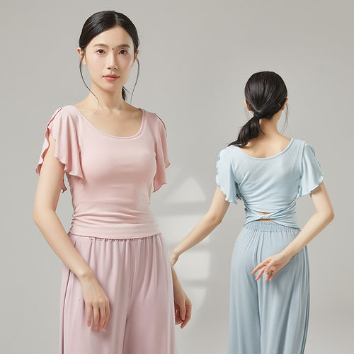 共妍短袖现代舞艺考演出练功服