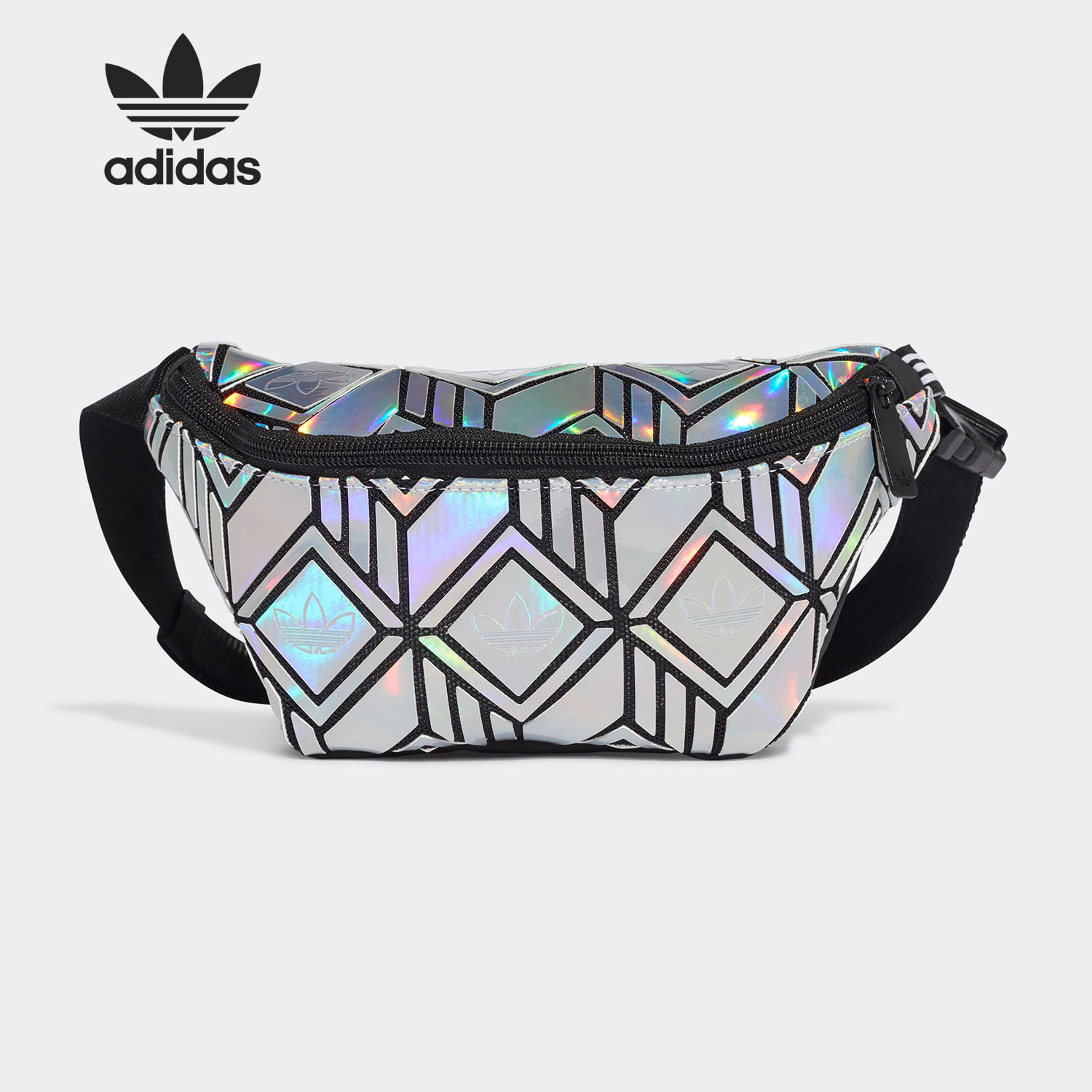 Adidas/阿迪达斯正品三叶草 WAISTBAG 3D女子运动挎包 GE5452