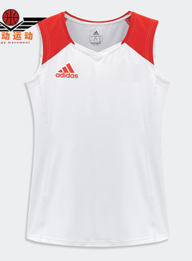 Adidas/阿迪达斯正品夏季新款排球女子运动休闲无袖短袖T恤GQ4170