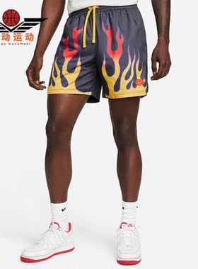Nike/耐克正品Americana flames休闲男子运动短裤DV9628-010