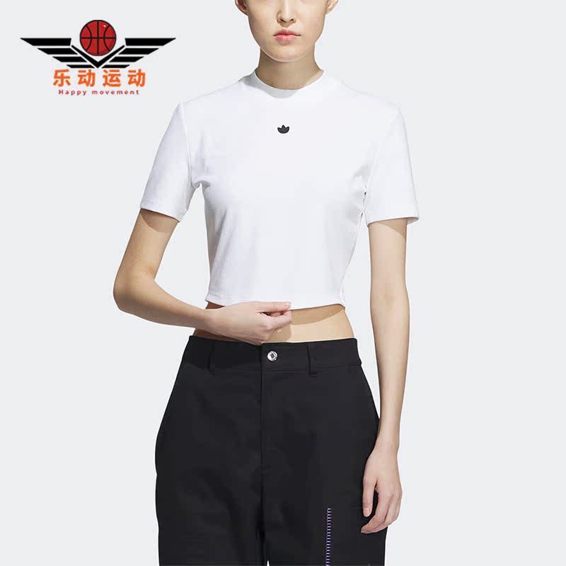 阿迪达斯三叶草女子运动短袖T恤