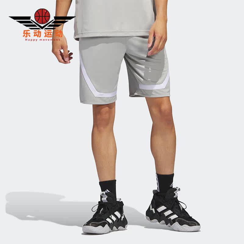 Adidas/阿迪达斯正品PRO BLOCK SHORT男子篮球运动短裤IC2432