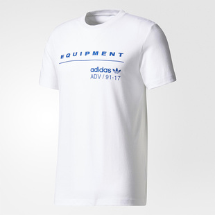 男子休闲舒适短袖 Adidas 阿迪达斯正品 三叶草新款 BS2805 运动T恤