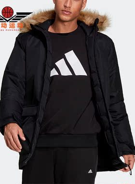 Adidas/阿迪达斯正品UTILITAS HO PKA男子户外保暖运动棉服GT1699