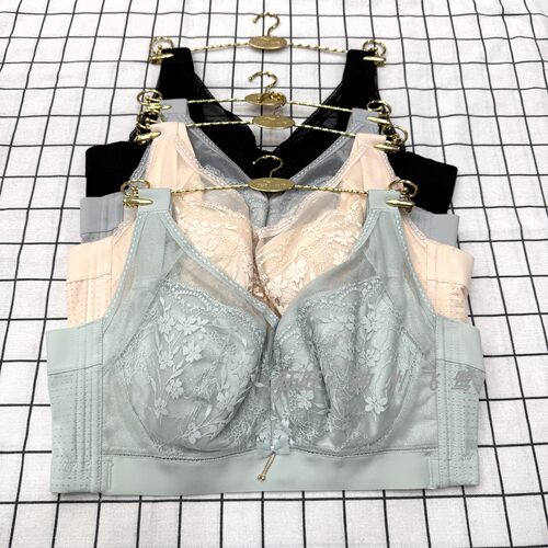 薄款D杯聚拢收副乳全罩杯文胸